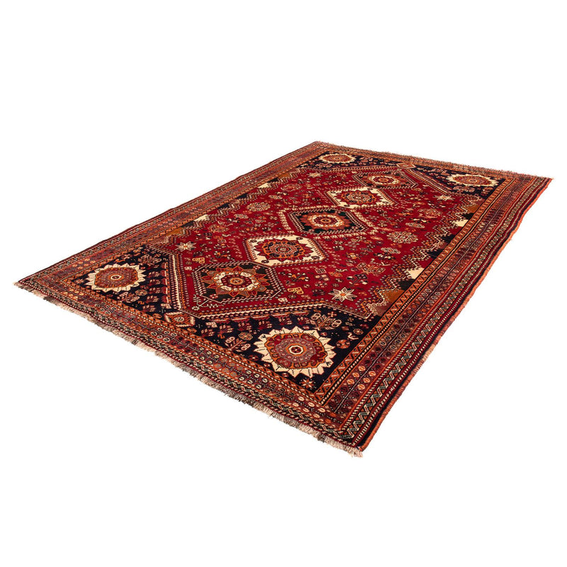 Tapis persan - Nomadic - 272 x 185 cm - rouge foncé