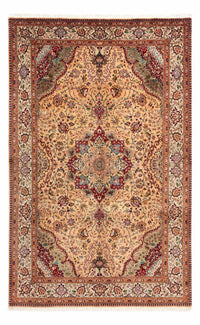 Tapis persan - Tabriz - Royal - 297 x 195 cm - marron clair