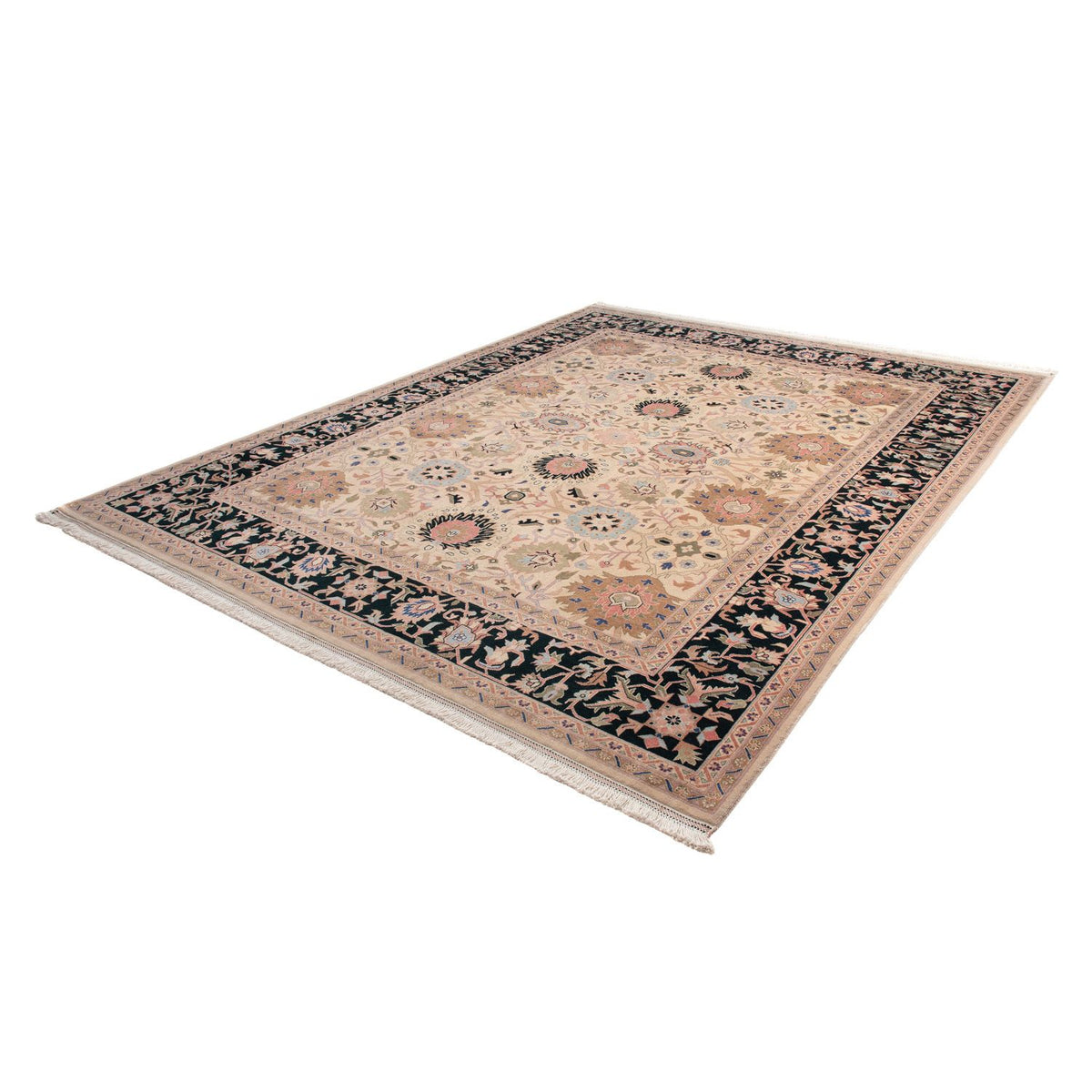 Tapis persan - Tabriz - Royal - 295 x 233 cm - marron clair