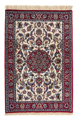 Tapis persan - Isfahan - Premium - 102 x 70 cm - rouge foncé