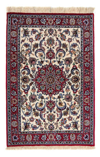 Tapis persan - Isfahan - Premium - 102 x 70 cm - rouge foncé