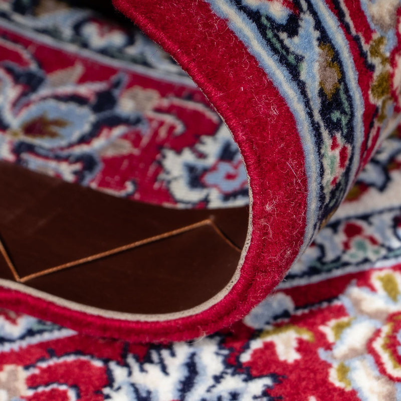 Tapis persan - Isfahan - Premium - 102 x 70 cm - rouge foncé