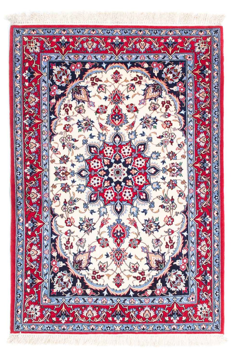 Tapis persan - Isfahan - Premium - 118 x 82 cm - beige