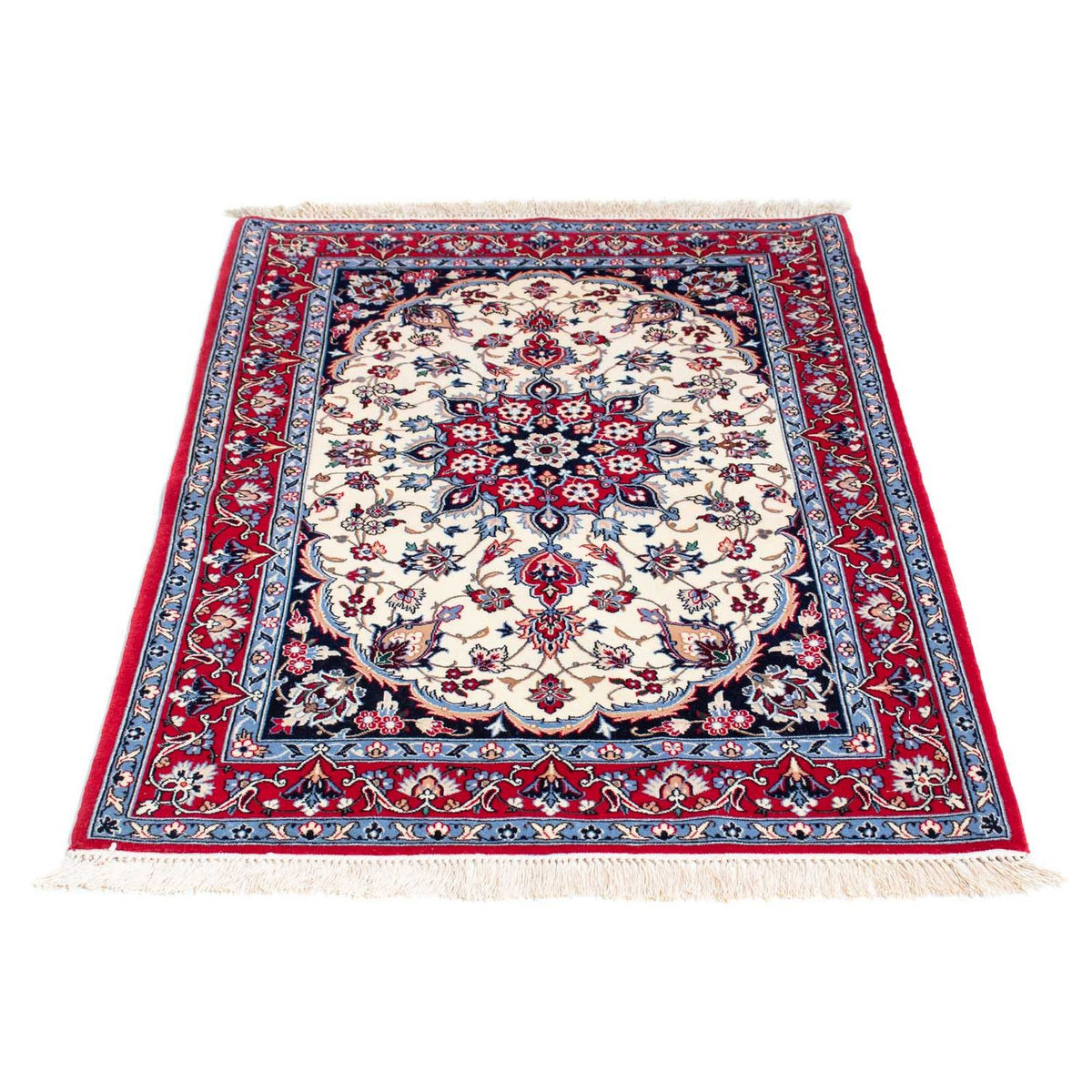 Tapis persan - Isfahan - Premium - 118 x 82 cm - beige