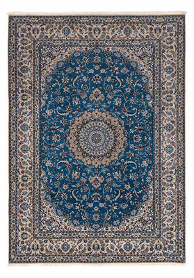 Tapis persan - Nain - Royal - 345 x 255 cm - bleu
