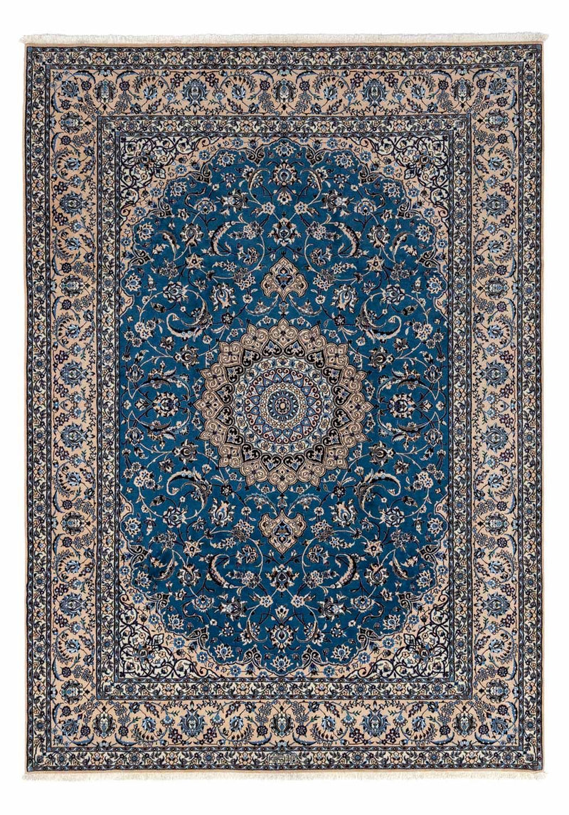 Tapis persan - Nain - Royal - 345 x 255 cm - bleu