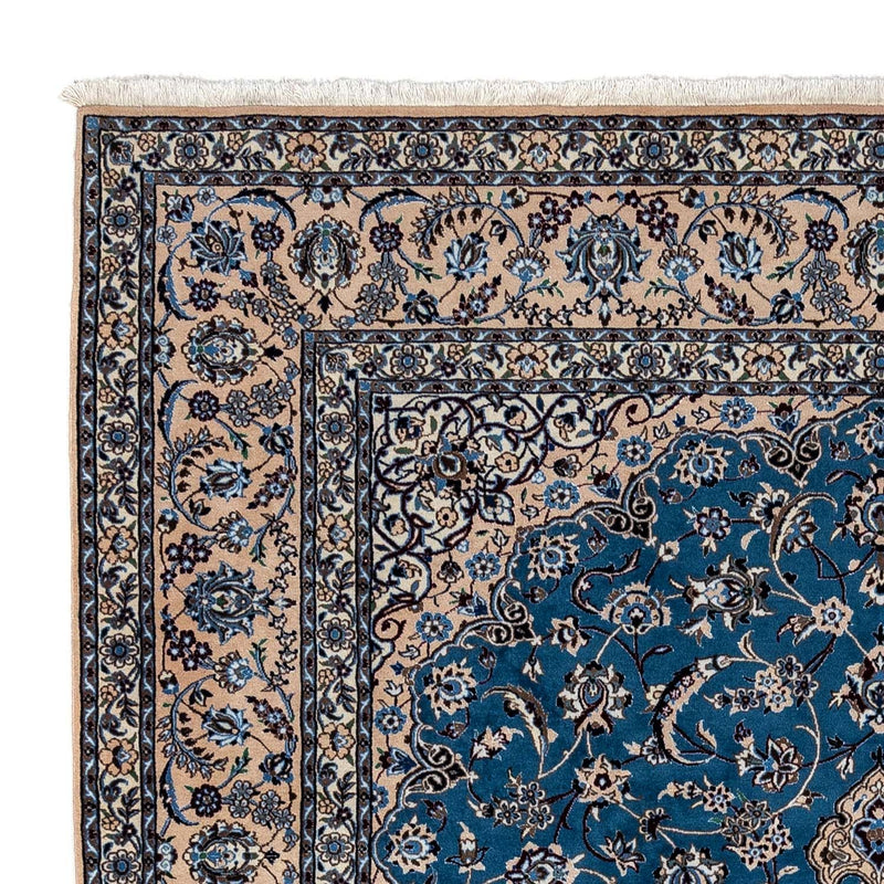 Tapis persan - Nain - Royal - 345 x 255 cm - bleu