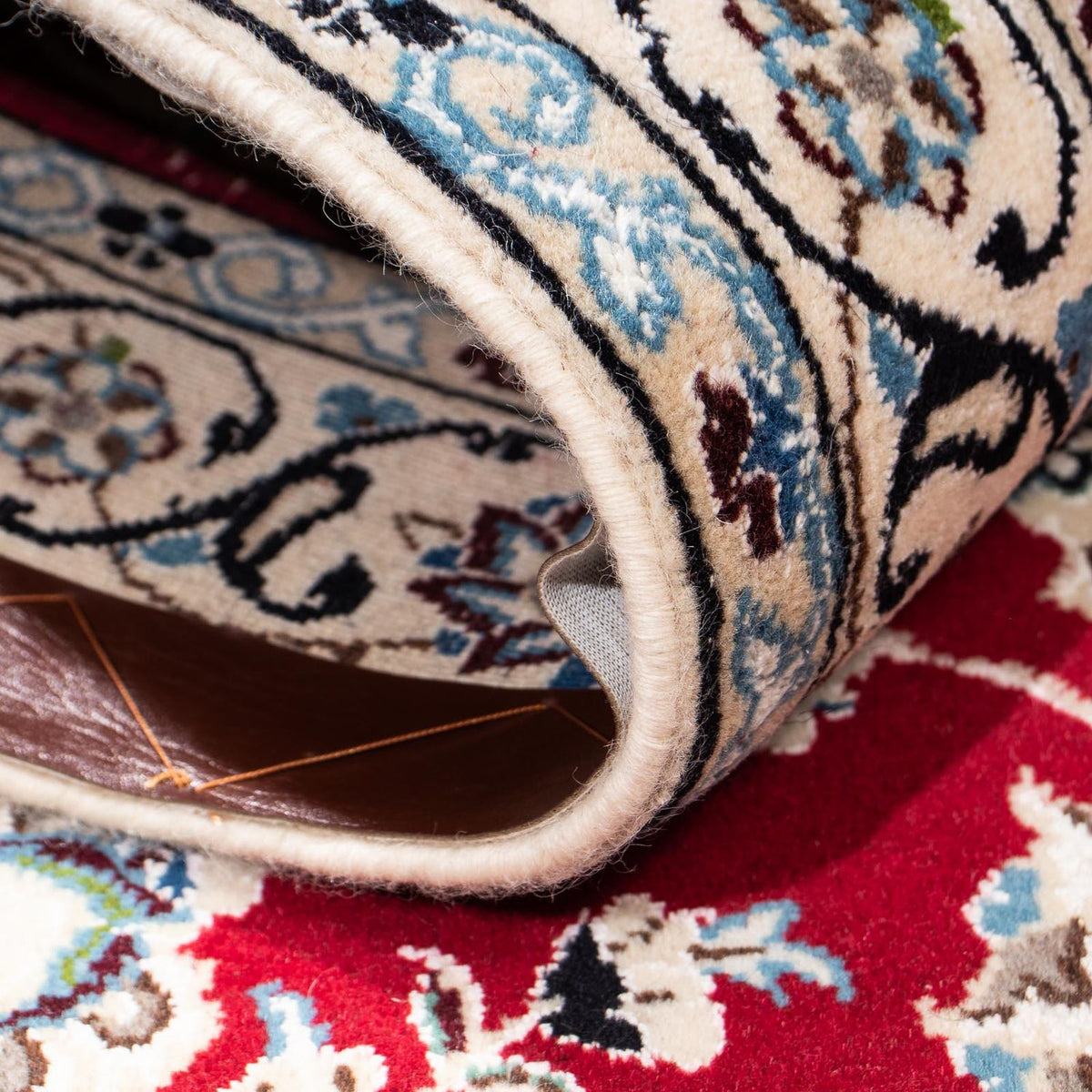 Tapis persan - Nain - Royal - 179 x 110 cm - rouge