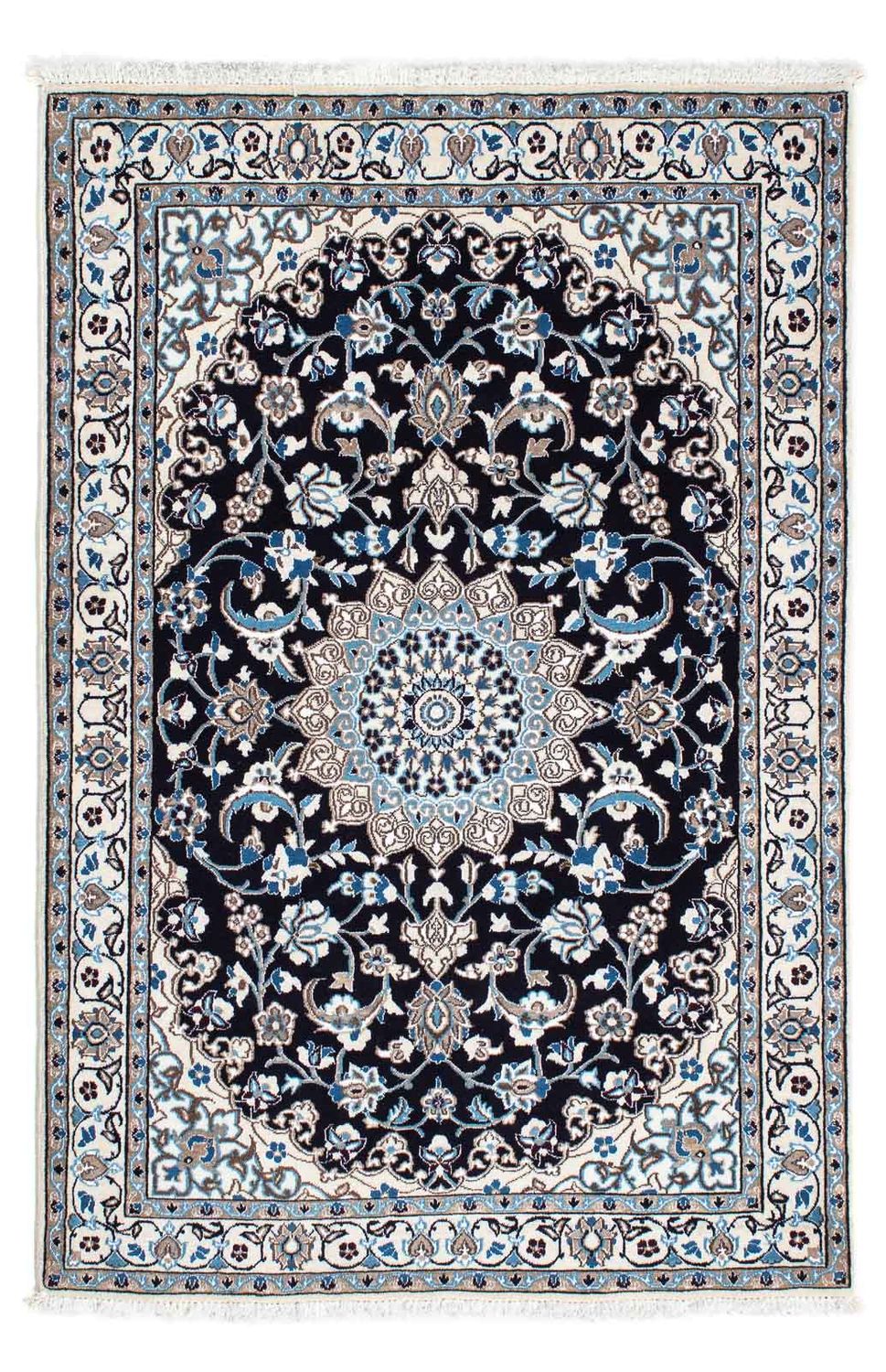 Tapis persan - Nain - Royal - 171 x 113 cm - beige