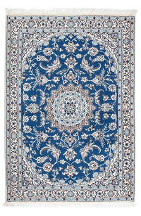Tapis persan - Nain - Royal - 172 x 115 cm - bleu