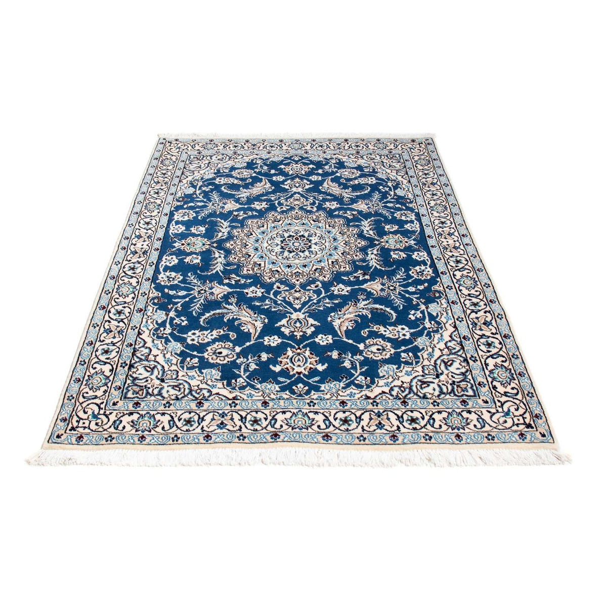 Tapis persan - Nain - Royal - 172 x 115 cm - bleu