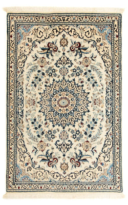 Tapis persan - Nain - Royal - 130 x 84 cm - beige