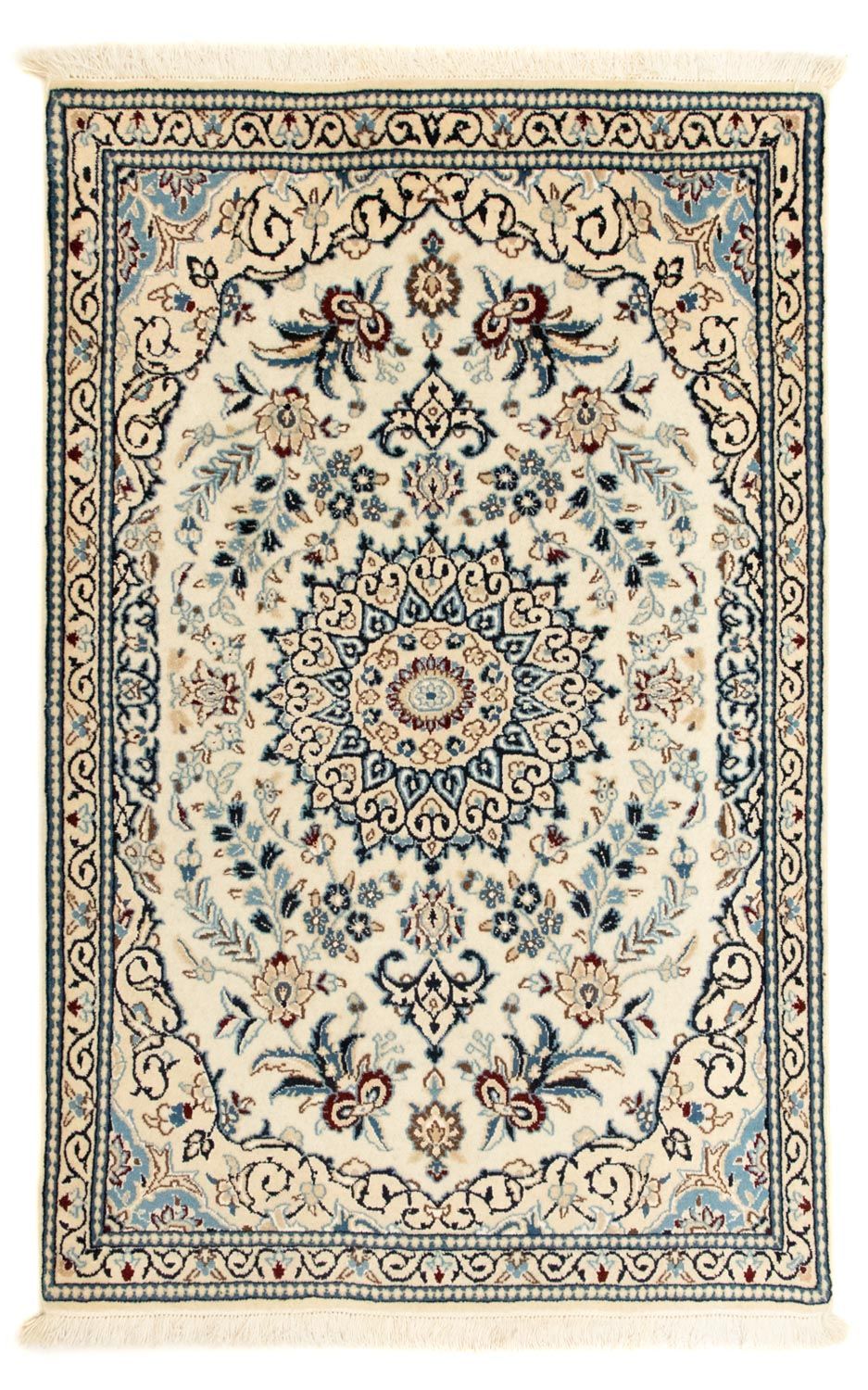 Tapis persan - Nain - Royal - 130 x 84 cm - beige