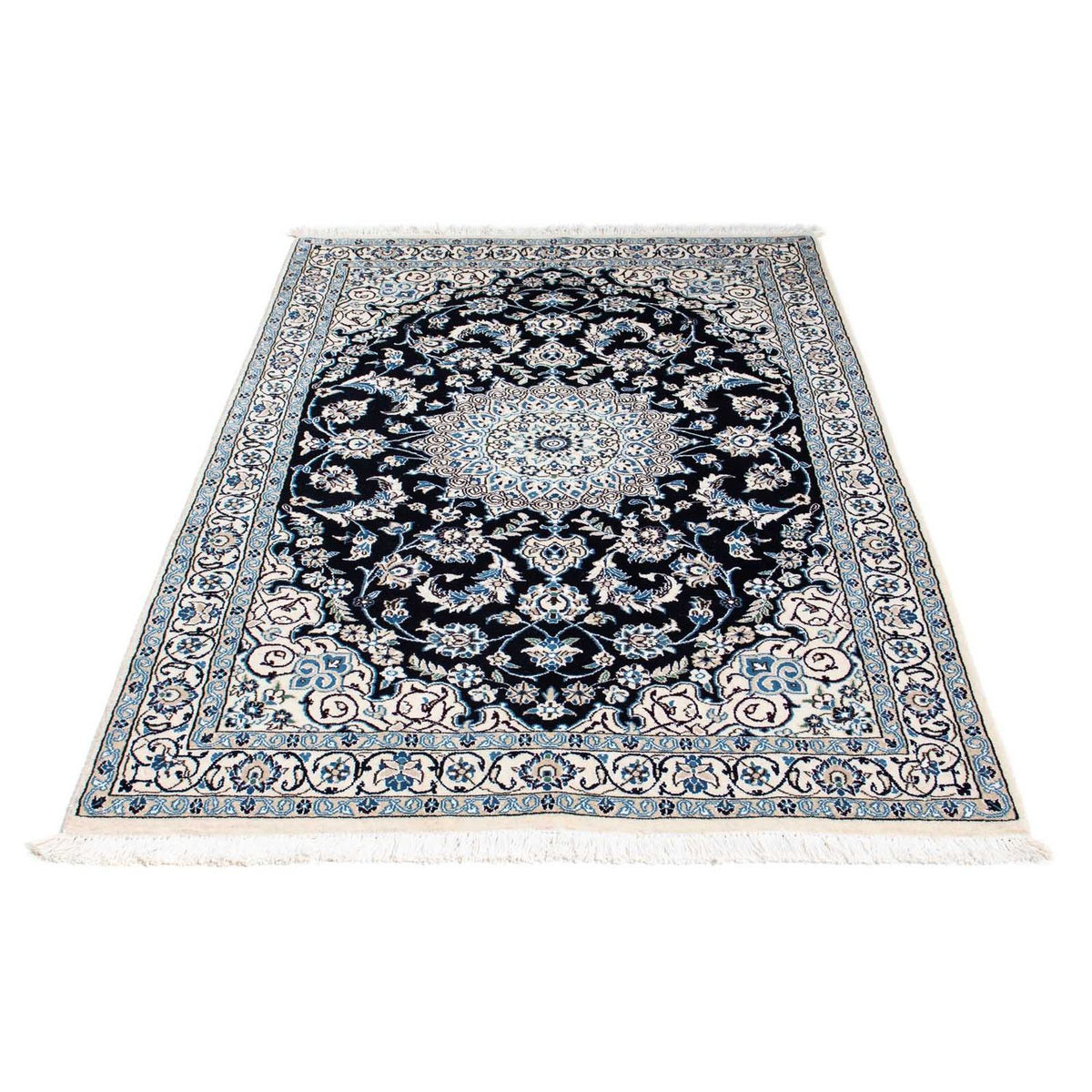 Tapis persan - Nain - Royal - 177 x 110 cm - beige