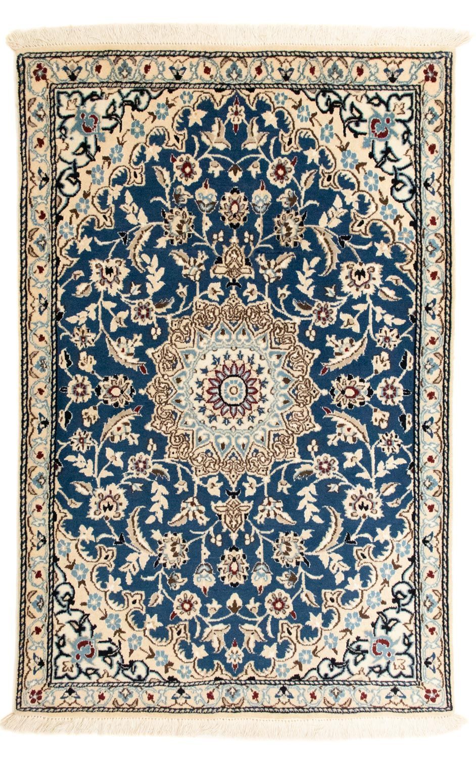 Tapis persan - Nain - Royal - 133 x 85 cm - bleu