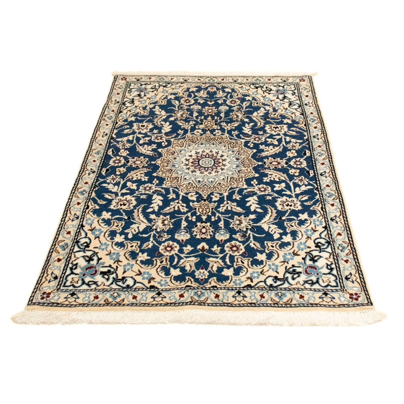 Tapis persan - Nain - Royal - 133 x 85 cm - bleu