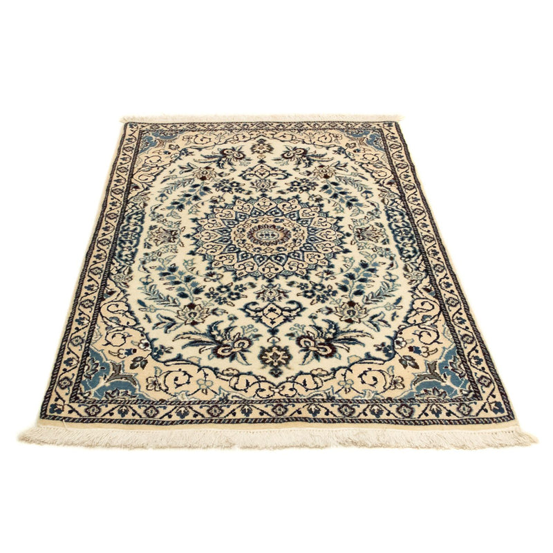 Tapis persan - Nain - Royal - 131 x 87 cm - beige