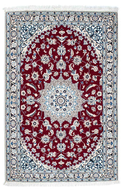 Tapis persan - Nain - Royal - 169 x 110 cm - rouge foncé