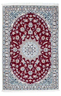 Tapis persan - Nain - Royal - 169 x 110 cm - rouge foncé