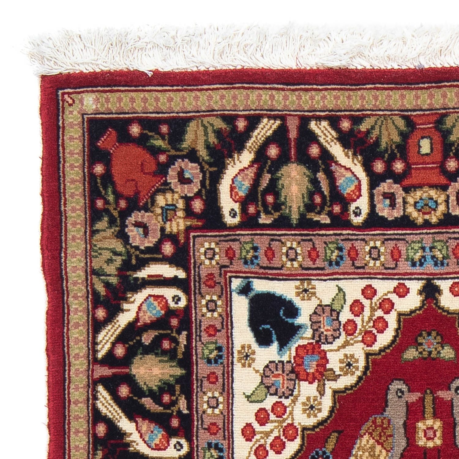Tapis persan - Classique - 80 x 55 cm - rouge foncé