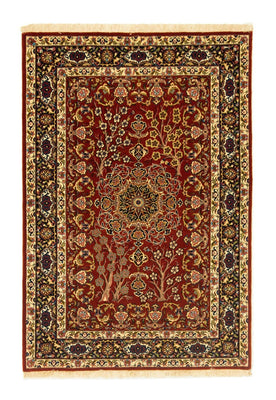 Tapis persan - Ghom - 148 x 102 cm - rouge