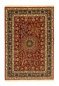 Tapis persan - Ghom - 148 x 102 cm - rouge