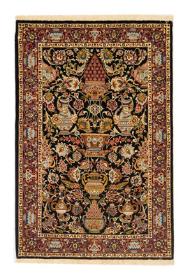 Tapis persan - Ghom - 149 x 101 cm - noir