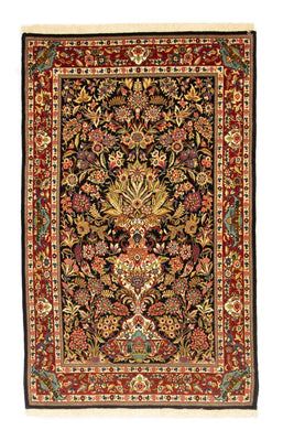 Tapis persan - Ghom - 162 x 102 cm - noir