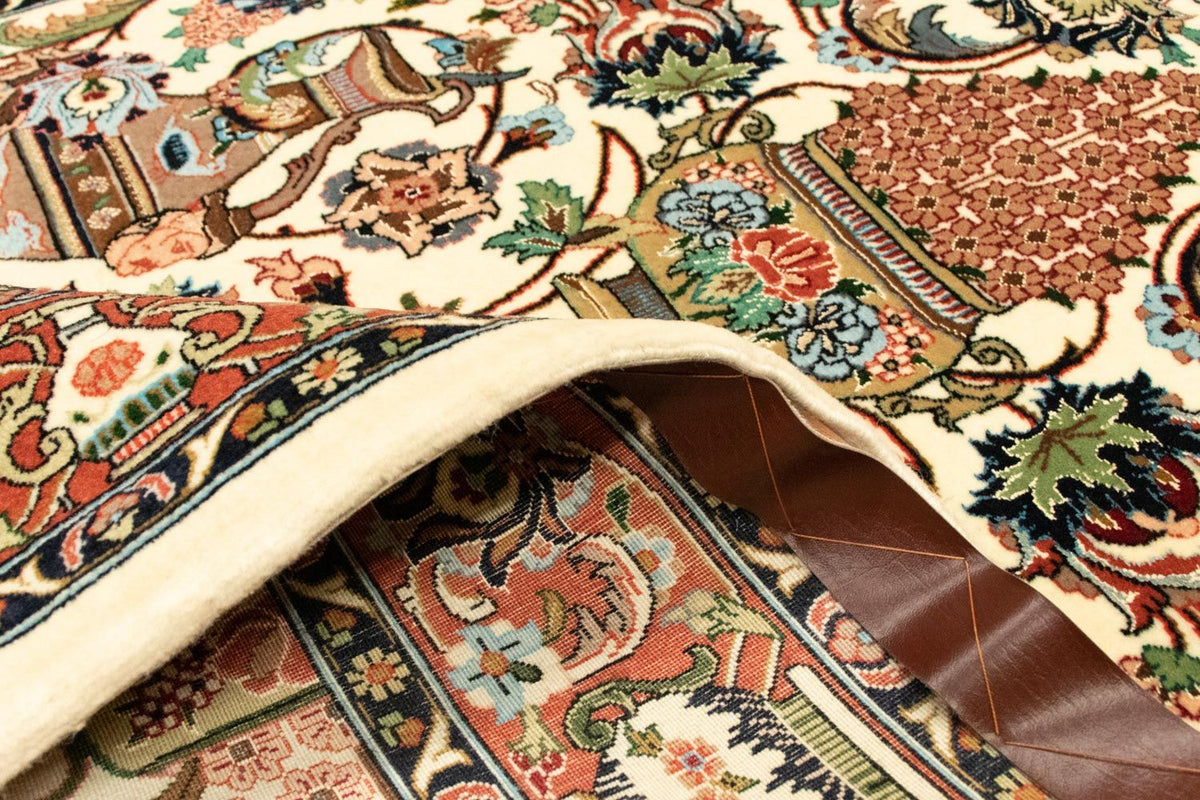 Tapis persan - Ghom - 160 x 102 cm - beige