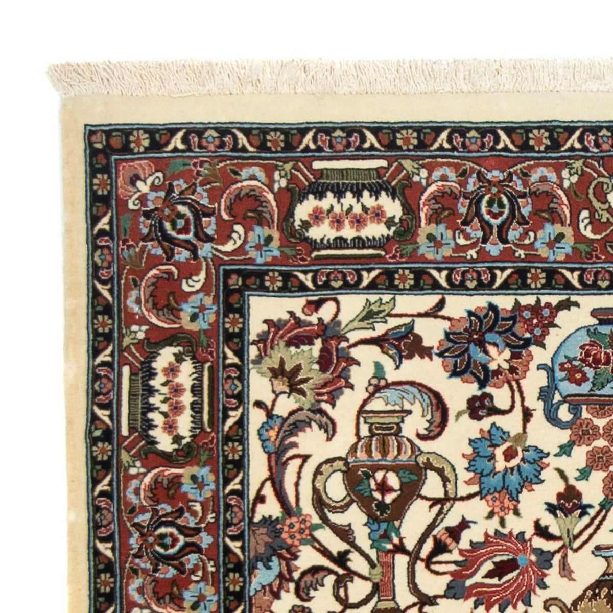 Tapis persan - Ghom - 154 x 102 cm - beige