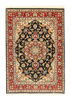 Tapis persan - Ghom - 147 x 101 cm - noir