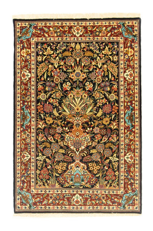 Tapis persan - Ghom - 153 x 102 cm - noir