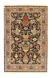 Tapis persan - Ghom - 157 x 102 cm - noir