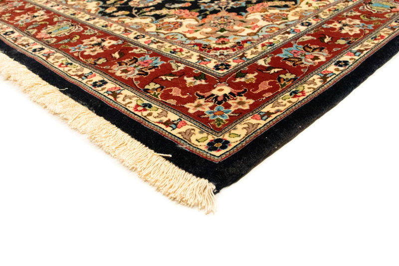 Tapis persan - Ghom - 162 x 102 cm - bleu foncé