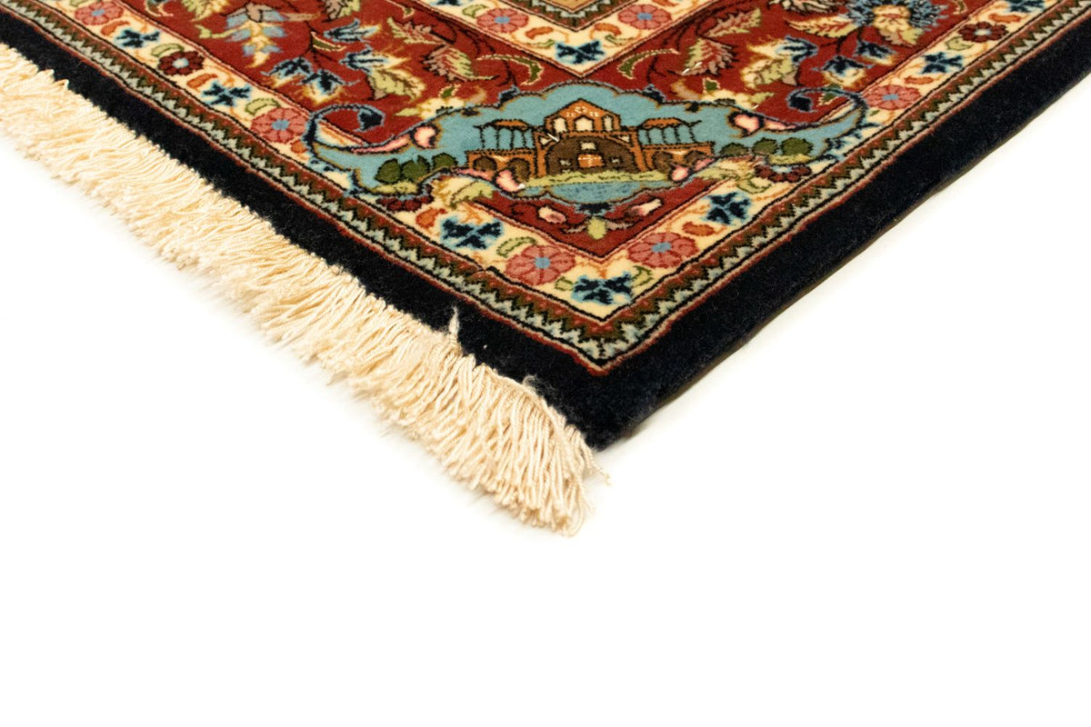 Tapis persan - Ghom - 154 x 103 cm - noir