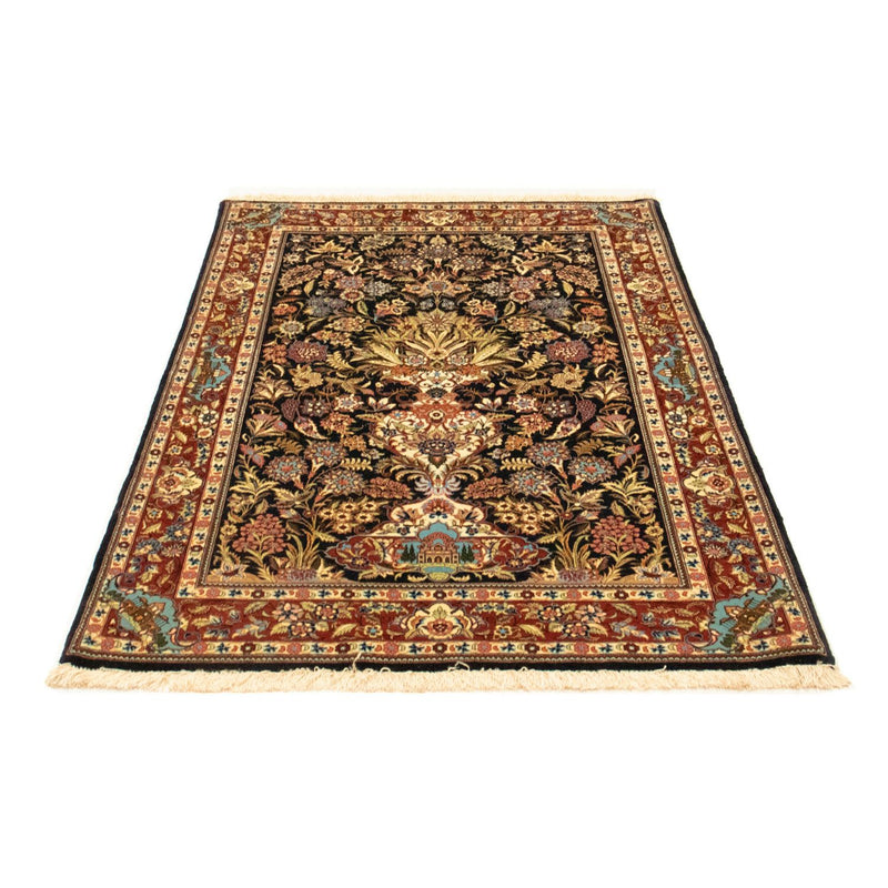Tapis persan - Ghom - 154 x 103 cm - noir