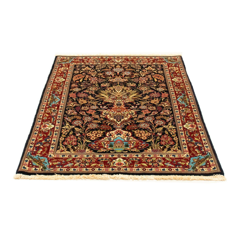 Tapis persan - Ghom - 156 x 102 cm - noir