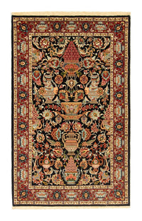 Tapis persan - Ghom - 161 x 102 cm - noir