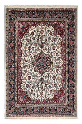 Tapis persan - Ghom - 210 x 139 cm - beige