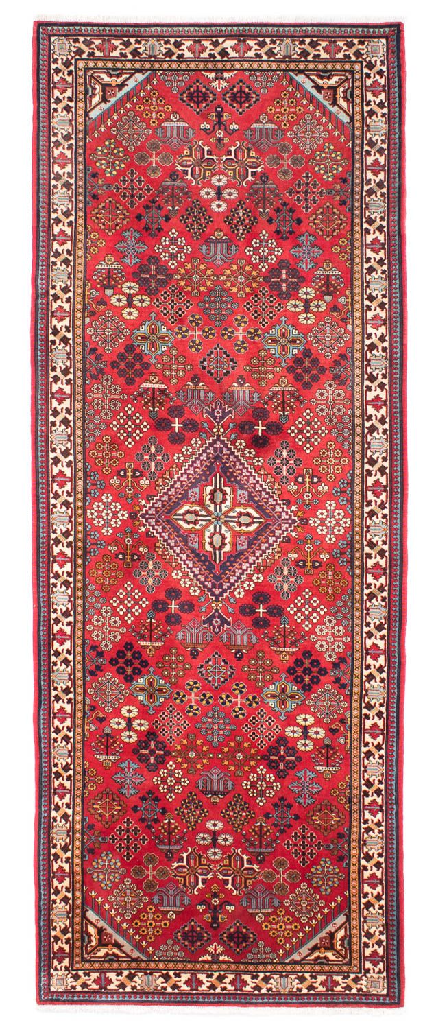 Tapis de couloir Tapis persan - Nomadic - 325 x 118 cm - rouge