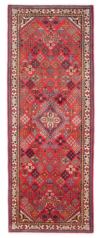 Tapis de couloir Tapis persan - Nomadic - 325 x 118 cm - rouge
