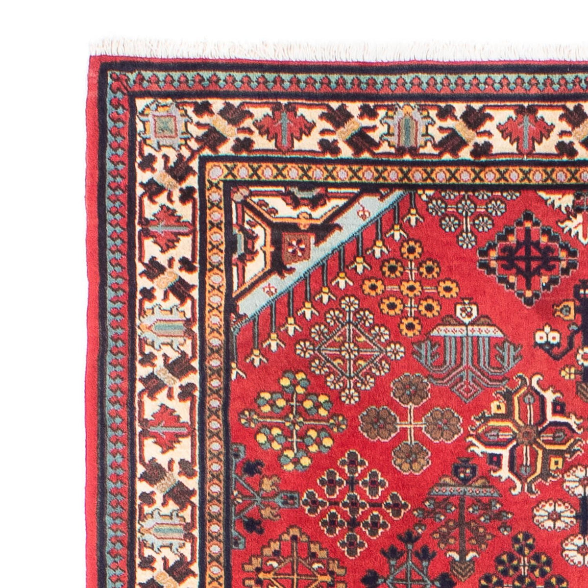 Tapis de couloir Tapis persan - Nomadic - 325 x 118 cm - rouge