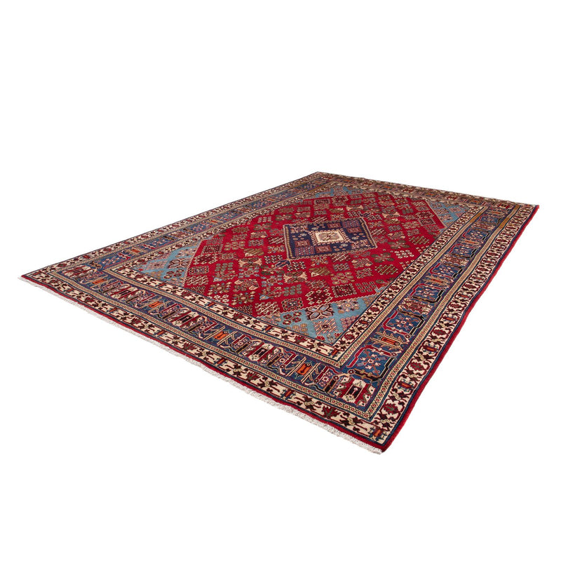 Tapis persan - Nomadic - 357 x 240 cm - rouge foncé