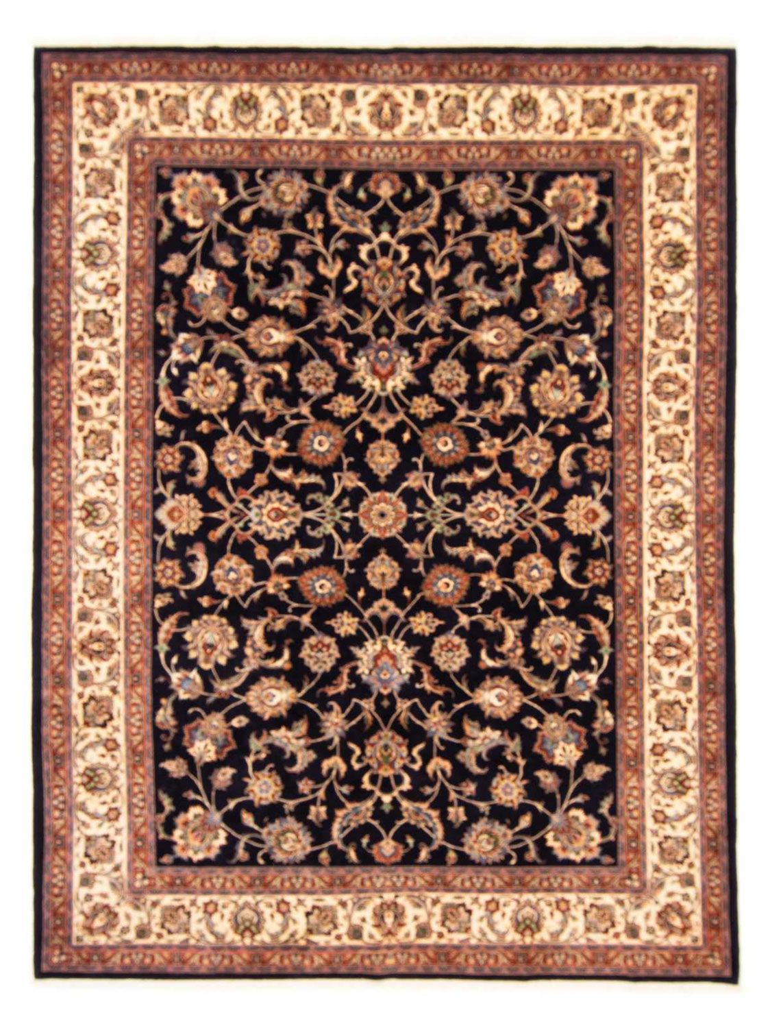Tapis persan - Classique - 342 x 249 cm - bleu foncé