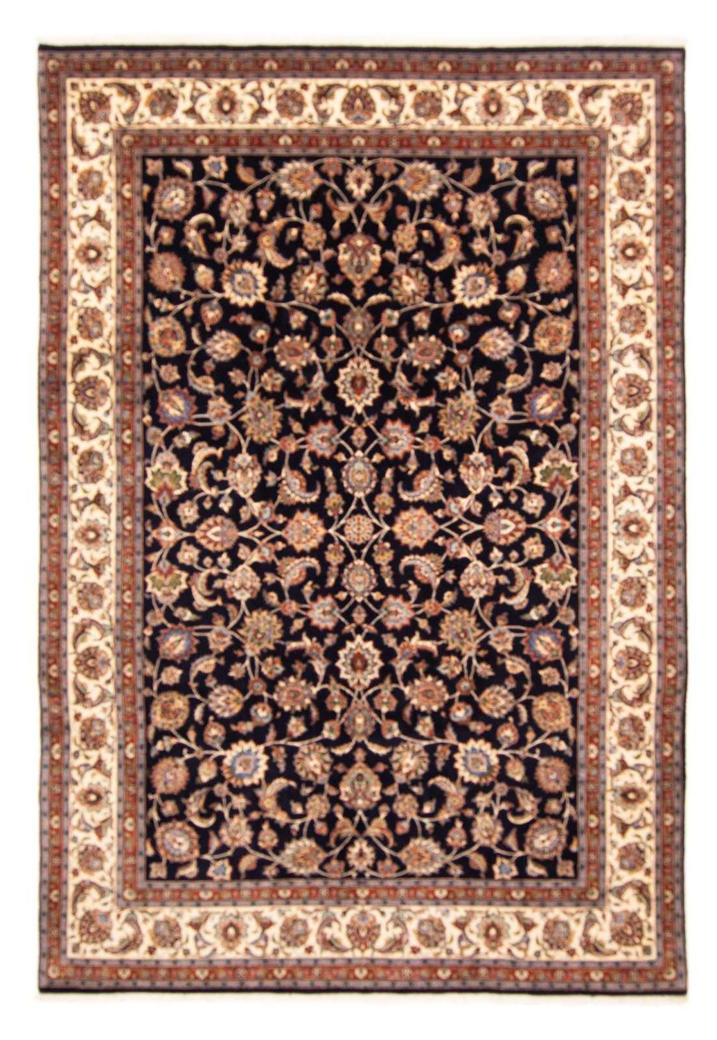 Tapis persan - Classique - 355 x 240 cm - bleu foncé