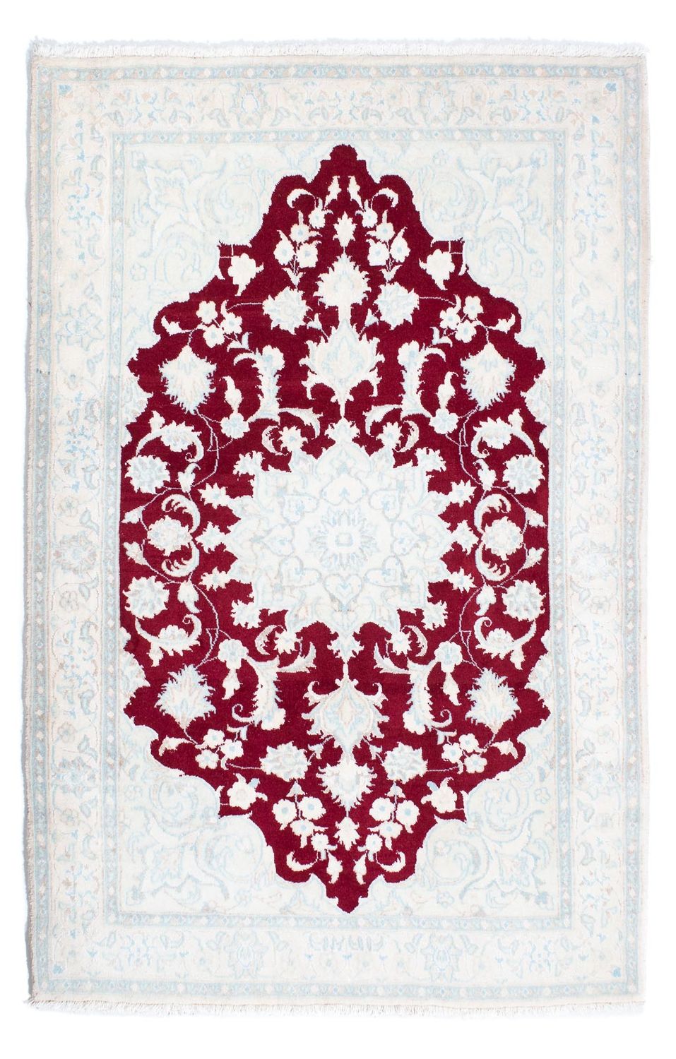 Tapis persan - Nain - Royal - 190 x 124 cm - beige