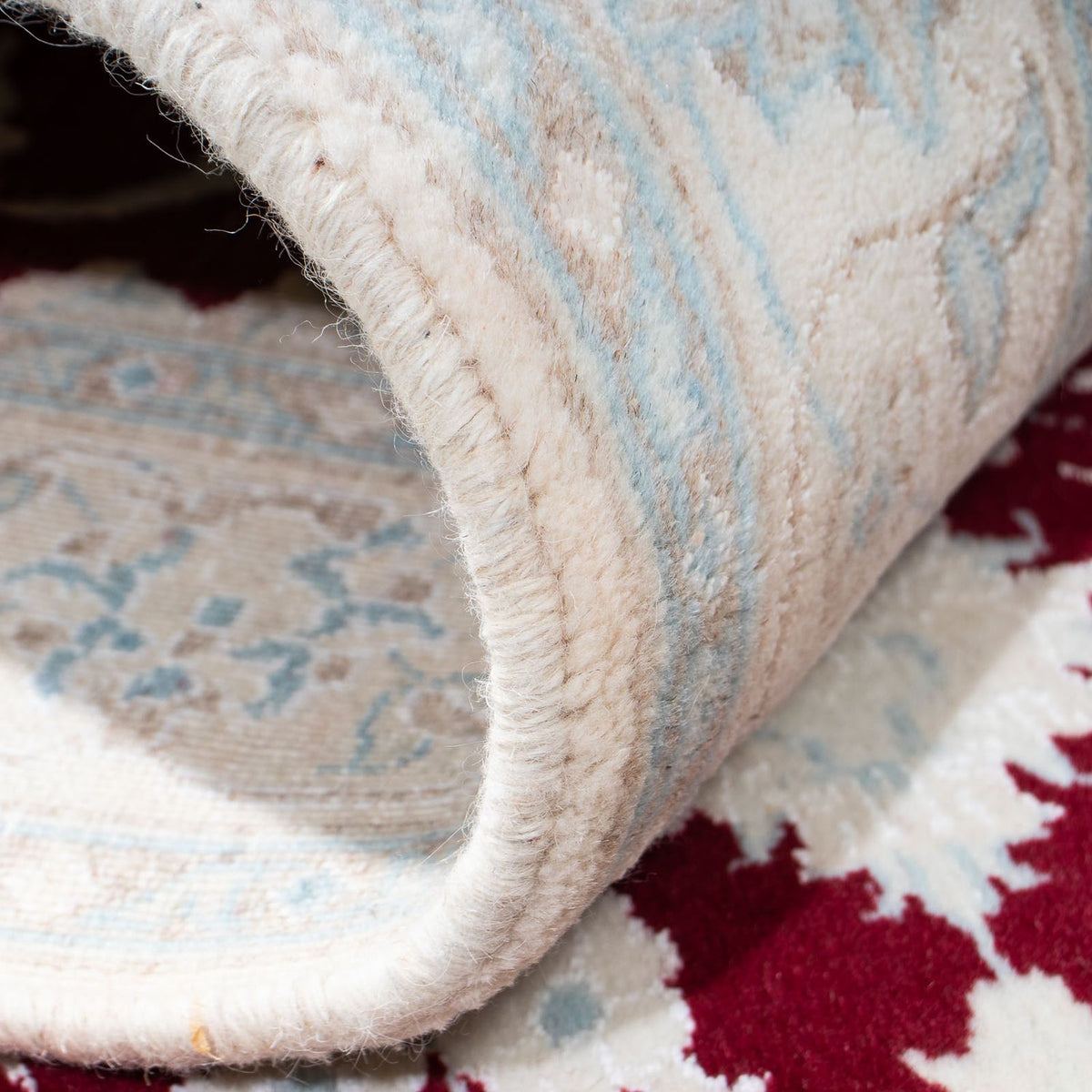 Tapis persan - Nain - Royal - 190 x 124 cm - beige