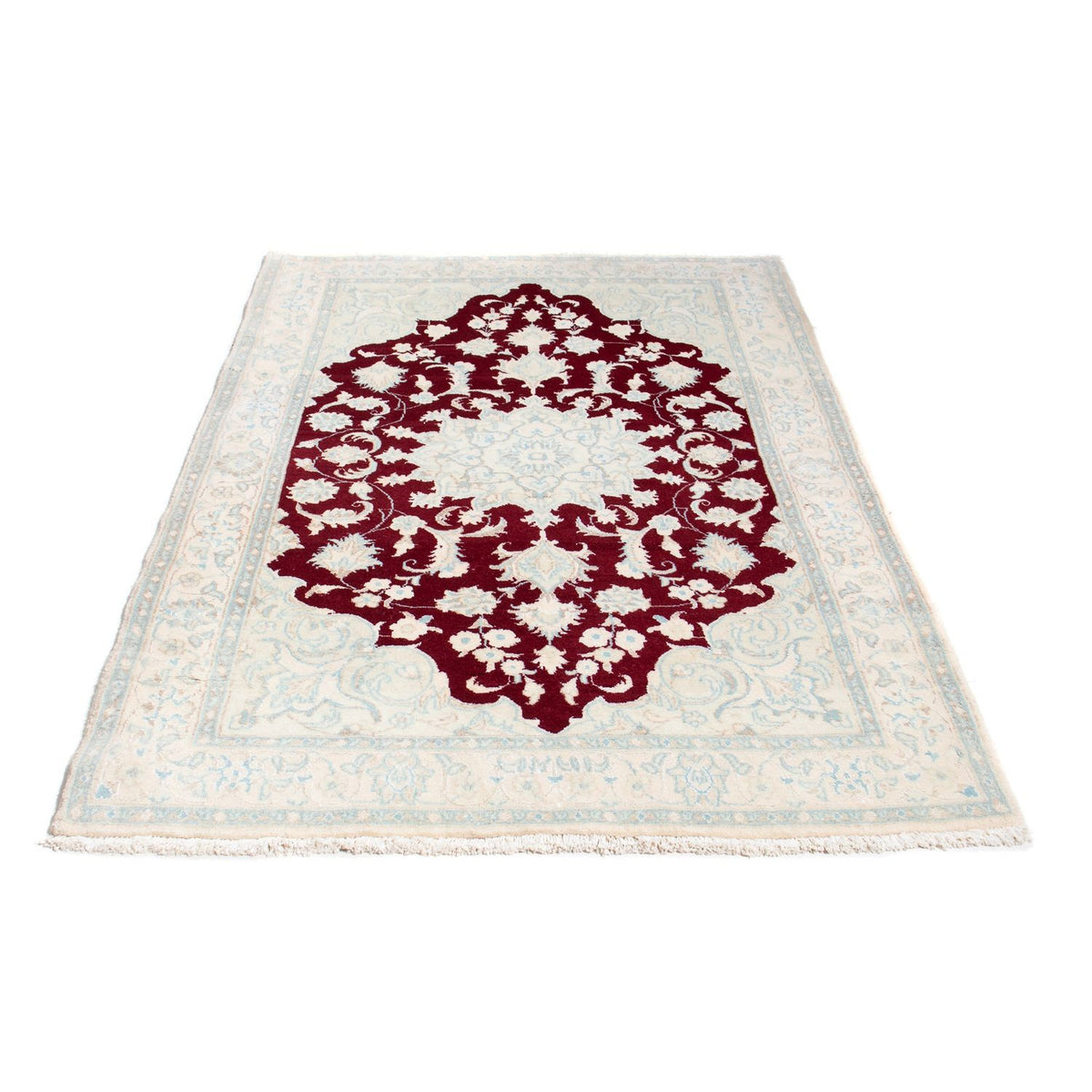 Tapis persan - Nain - Royal - 190 x 124 cm - beige