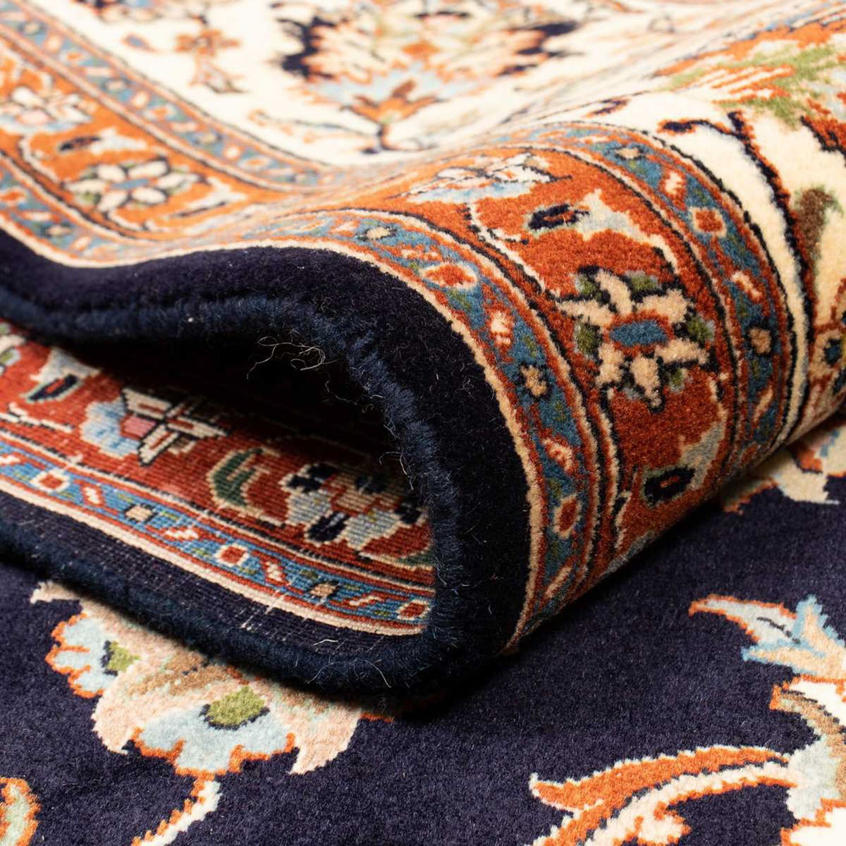 Tapis persan - Classique - 355 x 250 cm - bleu foncé