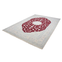 Tapis persan - Nain - 291 x 200 cm - rouge foncé
